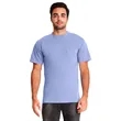 Next Level Apparel Adult Inspired Dye Crew With Pocket | https://www.bestnamebadges.com