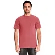 Next Level Apparel Adult Inspired Dye Crew With Pocket | https://www.bestnamebadges.com
