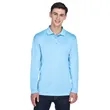 UltraClub Adult Cool & Dry Sport Long-Sleeve Polo | https://www.bestnamebadges.com