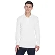 UltraClub Adult Cool & Dry Sport Long-Sleeve Polo | https://www.bestnamebadges.com