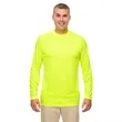 UltraClub Men's Cool & Dry Performance Long-Sleeve Top | https://www.bestnamebadges.com