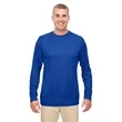 UltraClub Men's Cool & Dry Performance Long-Sleeve Top | https://www.bestnamebadges.com