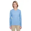 UltraClub Ladies' Cool & Dry Performance Long-Sleeve Top | https://www.bestnamebadges.com