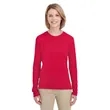 UltraClub Ladies' Cool & Dry Performance Long-Sleeve Top | https://www.bestnamebadges.com