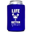 Premium Foam Collapsible Metallic Coolies | https://www.bestnamebadges.com