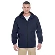 UltraClub Adult Microfiber Full-Zip Hooded Jacket | https://www.bestnamebadges.com