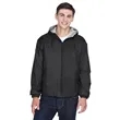 UltraClub Adult Fleece-Lined Hooded Jacket | https://www.bestnamebadges.com