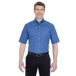 UltraClub Men's Tall Classic Wrinkle-Resistant Short-Slee... | https://www.bestnamebadges.com
