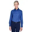 UltraClub Ladies' Whisper Twill | https://www.bestnamebadges.com