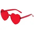 Customized Heart Shaped Frameless Sunglasses | https://www.bestnamebadges.com