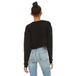 Bella + Canvas Ladies' Cropped Fleece Crew | https://www.bestnamebadges.com