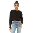 Bella + Canvas Ladies' Cropped Fleece Crew | https://www.bestnamebadges.com