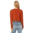 Bella + Canvas Ladies' Cropped Fleece Crew | https://www.bestnamebadges.com