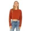 Bella + Canvas Ladies' Cropped Fleece Crew | https://www.bestnamebadges.com