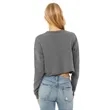 Bella + Canvas Ladies' Cropped Fleece Crew | https://www.bestnamebadges.com