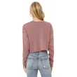 Bella + Canvas Ladies' Cropped Fleece Crew | https://www.bestnamebadges.com