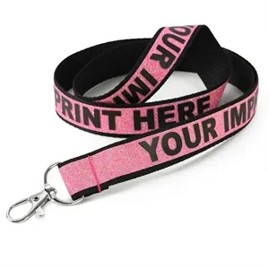 Custom Printed Glitter Lanyards