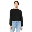 Bella + Canvas Ladies' Raglan Pullover Fleece | https://www.bestnamebadges.com