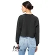 Bella + Canvas Ladies' Raglan Pullover Fleece | https://www.bestnamebadges.com