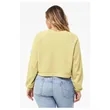Bella + Canvas Ladies' Raglan Pullover Fleece | https://www.bestnamebadges.com