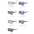 Customized Rimless Mirrored One Piece Lens Sunglasses | https://www.bestnamebadges.com