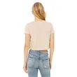 Bella + Canvas Ladies' Flowy Cropped T-Shirt | https://www.bestnamebadges.com