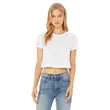 Bella + Canvas Ladies' Flowy Cropped T-Shirt | https://www.bestnamebadges.com