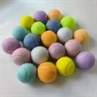 Training High Elasticity Durable Signed Tennis Balls Toy | https://www.bestnamebadges.com