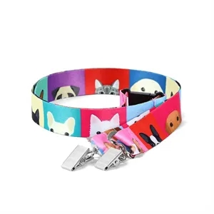 Open Ended Double Clip Full Color Lanyards