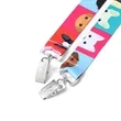 Open Ended Double Clip Full Color Lanyards | https://www.bestnamebadges.com