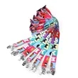 Open Ended Double Clip Full Color Lanyards | https://www.bestnamebadges.com