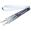 Open Ended Double Clip Full Color Lanyards | https://www.bestnamebadges.com