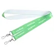 Open Ended Double Clip Full Color Lanyards | https://www.bestnamebadges.com
