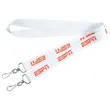 Open Ended Double Clip Full Color Lanyards | https://www.bestnamebadges.com