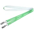 Open Ended Double Clip Full Color Lanyards | https://www.bestnamebadges.com