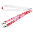 Open Ended Double Clip Full Color Lanyards | https://www.bestnamebadges.com