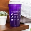 22oz Translucent Stadium Cups | https://www.bestnamebadges.com