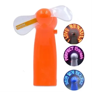 Custom LED Flashing Message Handheld Fan