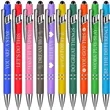 Custom Metal Soft Touch Stylus Pen | https://www.bestnamebadges.com