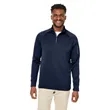 CORE365 Unisex Fusion ChromaSoft™ Fleece Quarter-Zip | https://www.bestnamebadges.com