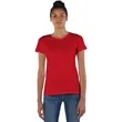Champion Ladies' Ringspun Cotton T-Shirt | https://www.bestnamebadges.com