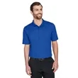 Devon & Jones CrownLux Performance™ Men's Plaited Polo | https://www.bestnamebadges.com