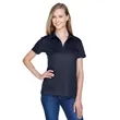 Devon & Jones CrownLux Performance™ Ladies' Plaited Polo | https://www.bestnamebadges.com