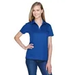 Devon & Jones CrownLux Performance™ Ladies' Plaited Polo | https://www.bestnamebadges.com