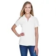 Devon & Jones CrownLux Performance™ Ladies' Plaited Polo | https://www.bestnamebadges.com
