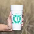 Custom 24 Oz. Foam Cups | https://www.bestnamebadges.com
