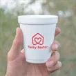 Custom 8 Oz. Foam Cups | https://www.bestnamebadges.com