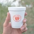 Custom 8 Oz. Foam Cups | https://www.bestnamebadges.com