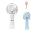 Custom Quiet Portable Handheld USB Fan | https://www.bestnamebadges.com