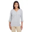 Devon & Jones Ladies' Perfect Fit™ Y-Placket Convertible ... | https://www.bestnamebadges.com